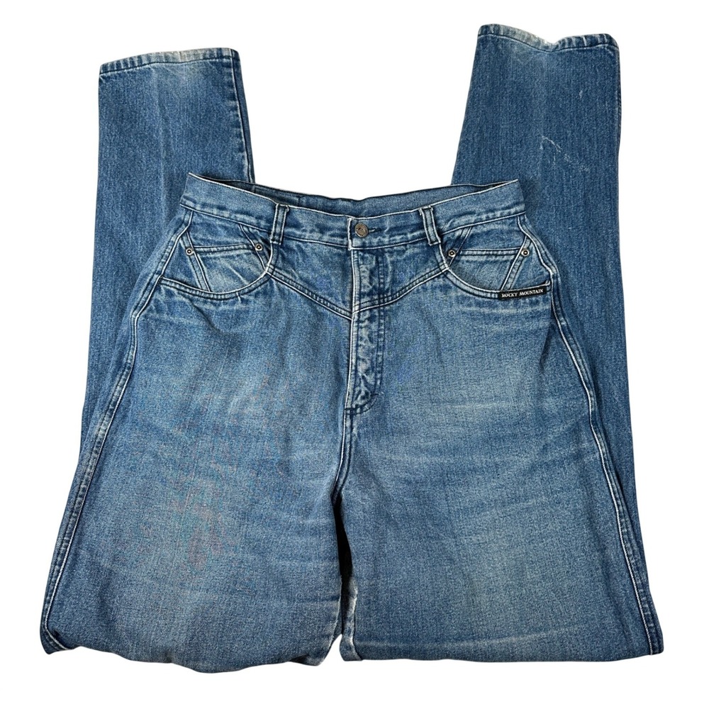 Rocky Mountain Vintage 90s‎ High Waist Tapered Western Jeans Blue Size 15/16